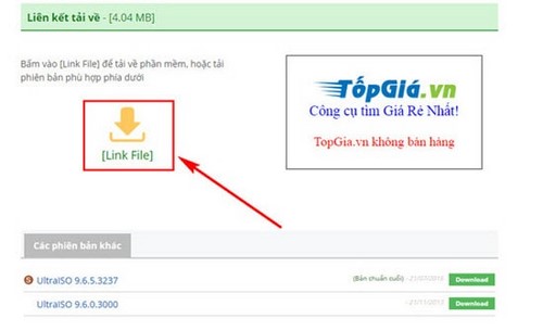 Picture 1 of Instructions on installing UltraISO and creating virtual drives using UltraISO.
