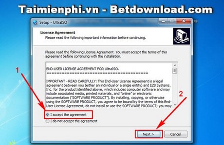 Picture 2 of Instructions on installing UltraISO and creating virtual drives using UltraISO.
