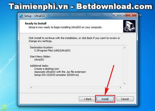 Picture 5 of Instructions on installing UltraISO and creating virtual drives using UltraISO.