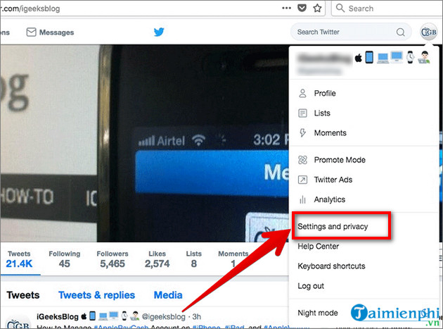 Picture 1 of Instructions on linking Facebook with Twitter
