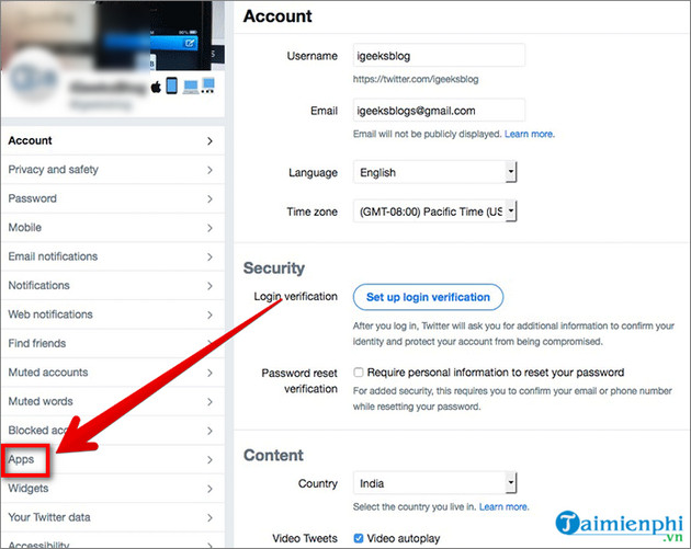 Picture 2 of Instructions on linking Facebook with Twitter