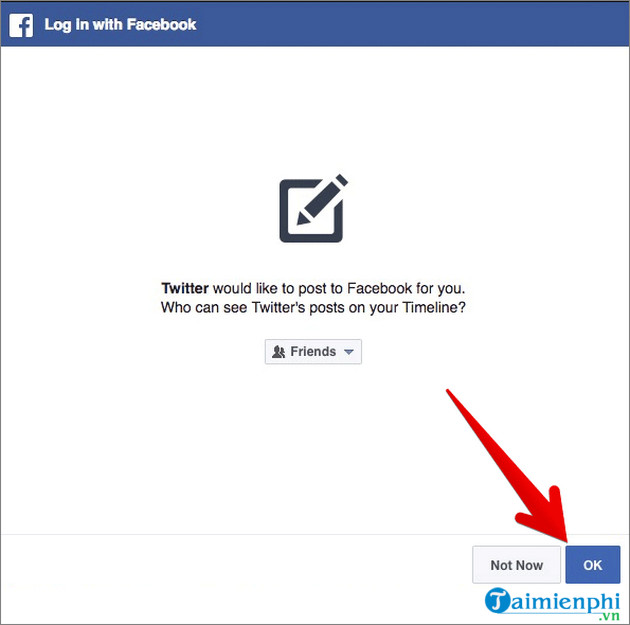 Picture 5 of Instructions on linking Facebook with Twitter