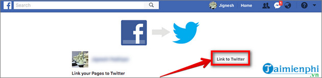 Picture 6 of Instructions on linking Facebook with Twitter