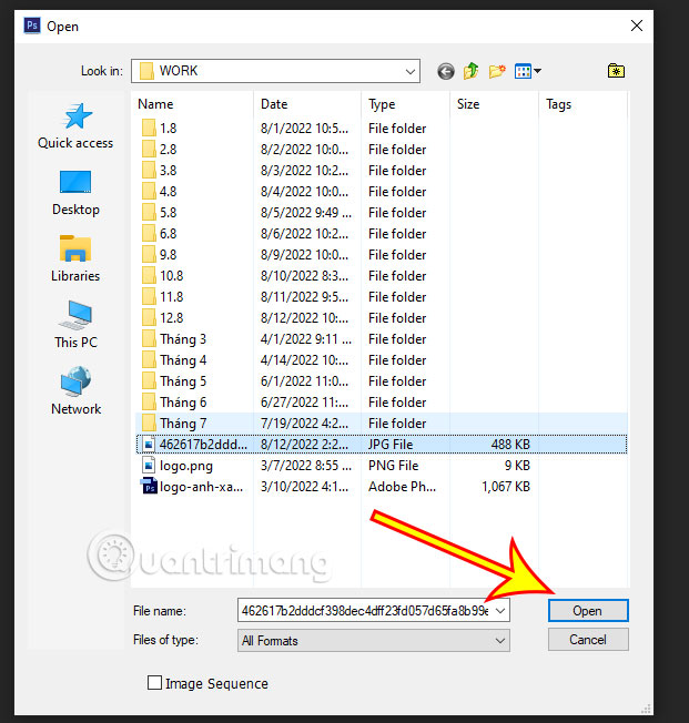 Instructions on resizing and adjusting images in Photoshop CS6 Picture 1
