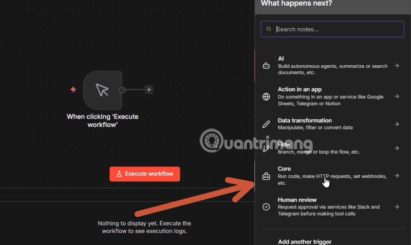 images 2 of Instructions on running Node JavaScript code in n8n
