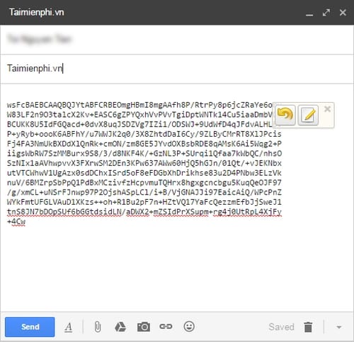 Picture 6 of Instructions on sending encrypted emails on Gmail