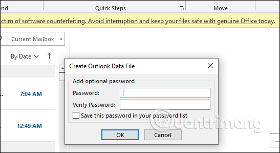 Instructions on simple ways to back up Outlook data Picture 6