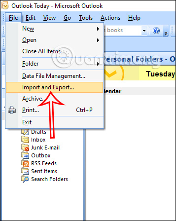 Instructions on simple ways to back up Outlook data Picture 8