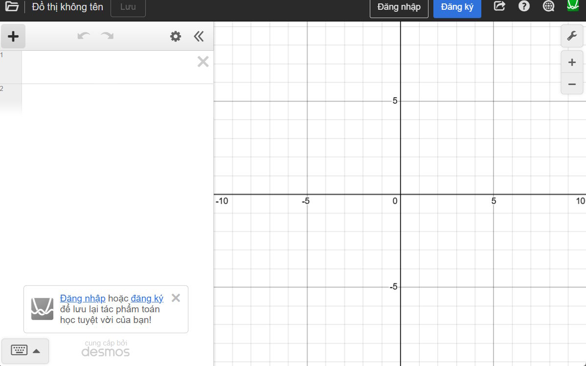 Instructions on using Desmos to plot mathematical graphs. Picture 3