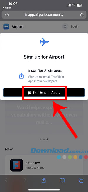 images 3 of Instructions on using TestFlight to install beta apps on iPhone.