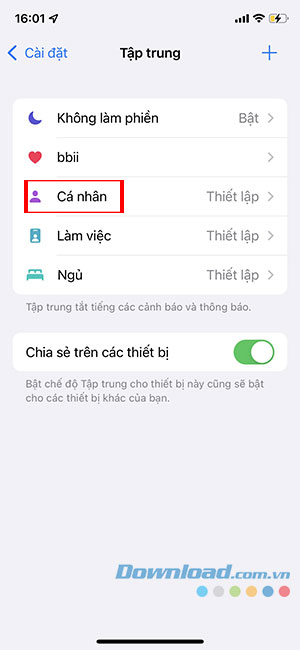 images 5 of Instructions on using the focus feature on iPhone, Apple Watch, and Mac computers.