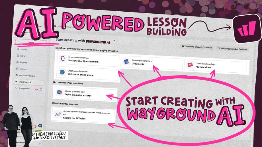 images 2 of Instructions on using Wayground AI (Quizizz) to create quizzes.