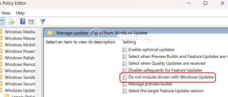 Instructions to block automatic driver installation on Windows 11 Picture 7