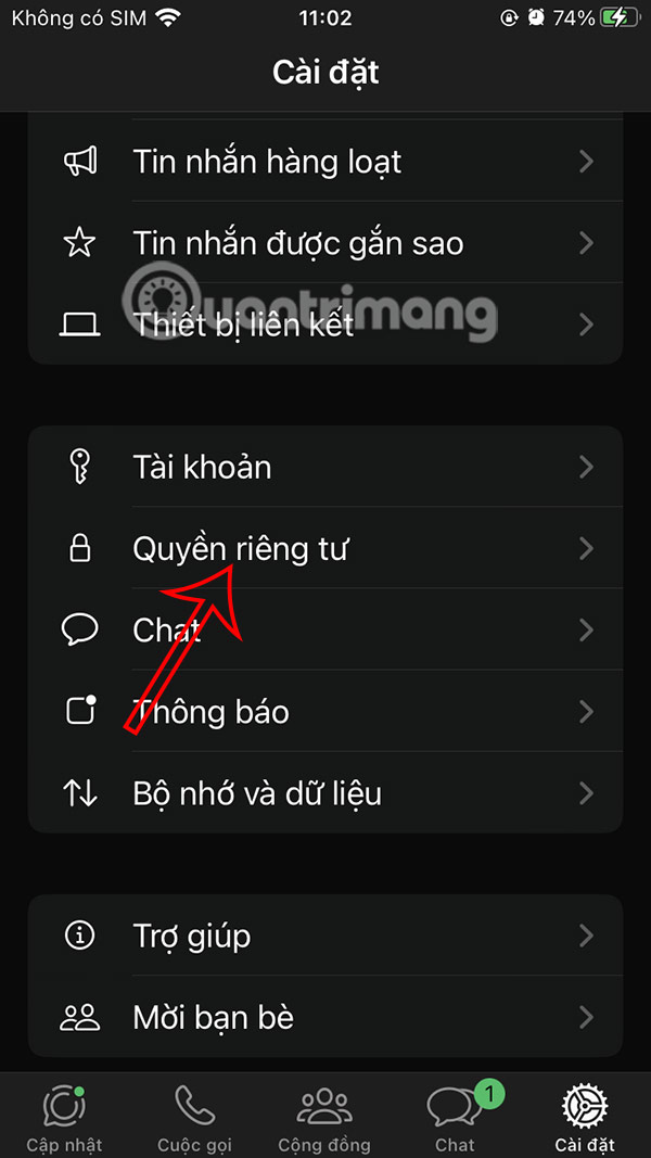 Instructions to block messages from strange WhatsApp accounts Picture 2