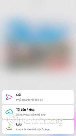 Instructions to combine clouds into beautiful and simple photos using PicsArt Picture 13