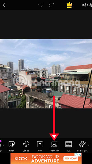 Instructions to combine clouds into beautiful and simple photos using PicsArt Picture 5