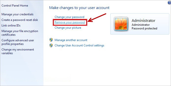 Instructions to Delete Computer Password Win 7,8,10 Fastest Picture 7