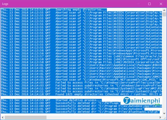 Instructions to delete empty folders in Windows computer Picture 11