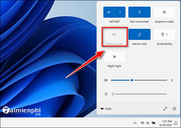 Instructions to enable battery saving mode on Windows 11 Picture 2