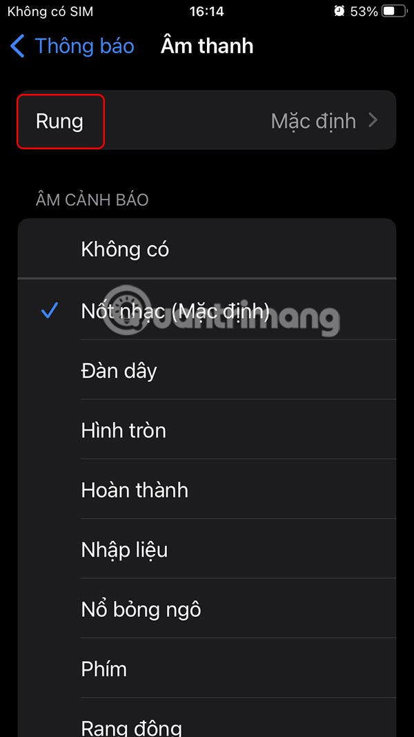 Instructions to enable message vibration on iPhone Picture 4