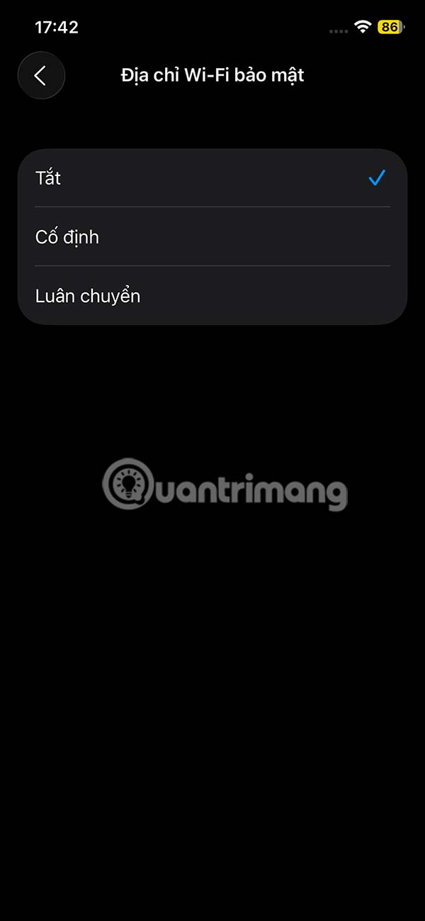 How to enable private WiFi on iPhone Picture 7