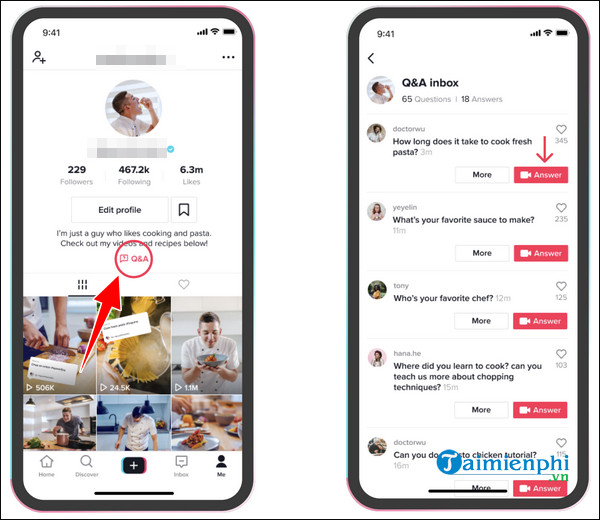 Instructions to enable Q&A on TikTok to increase interaction for videos and accounts Picture 3