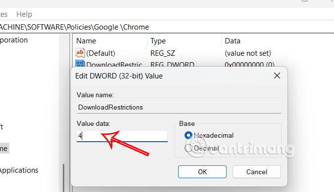 Instructions to enable safe file downloads on Google Chrome Picture 6