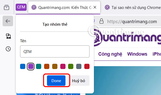 Instructions to enable tab groups in Firefox Picture 6