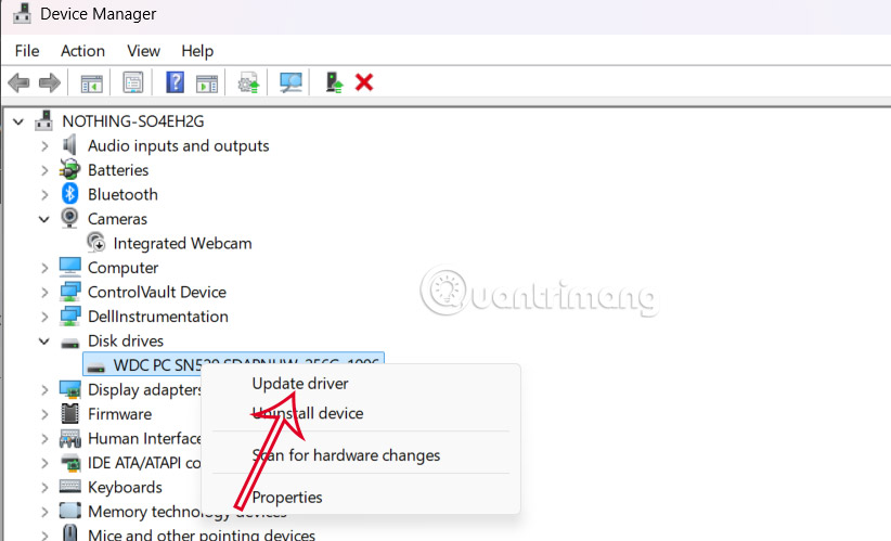 Instructions to fix hard drive loss error in Windows 11 Picture 3