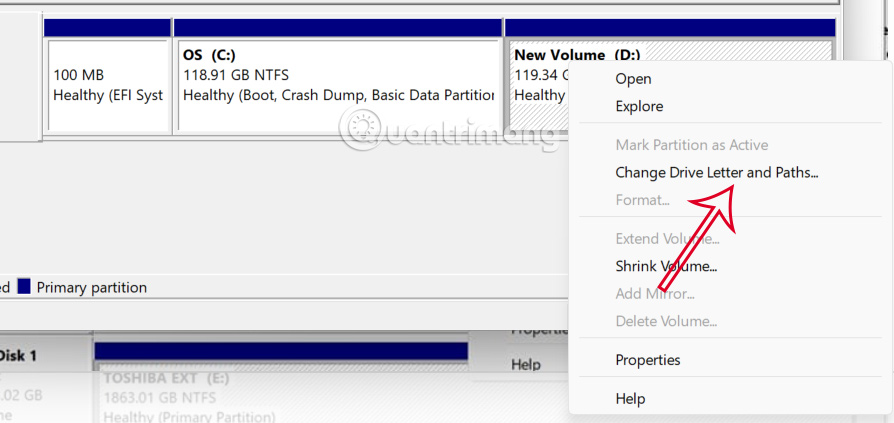 Instructions to fix hard drive loss error in Windows 11 Picture 5