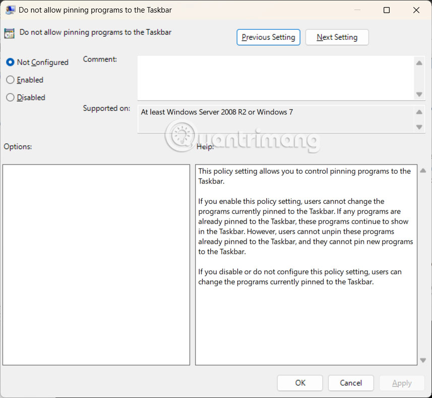 Instructions to fix the error of not being able to pin applications to the Windows 11 Taskbar Picture 12