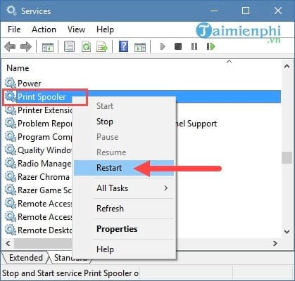 Instructions to fix the printer offline error in the simplest and most effective way Picture 3
