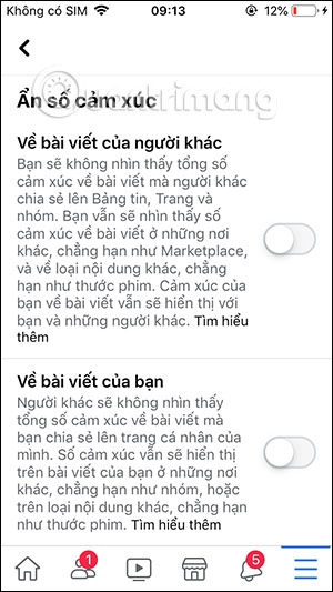 Instructions to hide likes on Facebook on phone and computer Picture 3