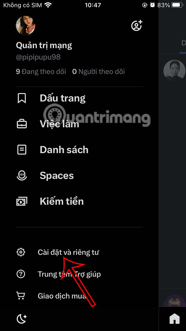 Instructions to hide post interaction buttons on X Picture 2