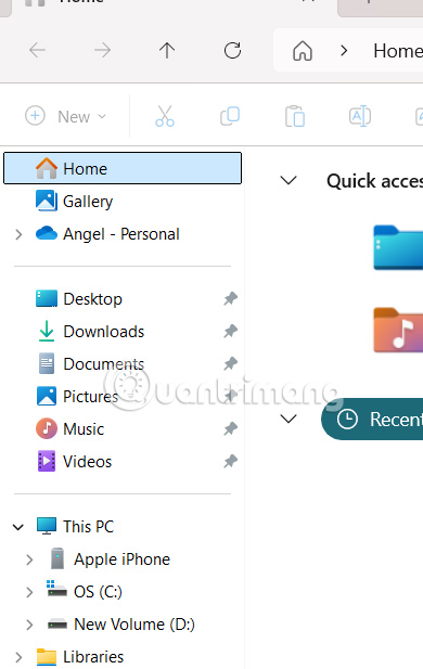 Instructions to hide the Network item in File Explorer Windows 11 Picture 2