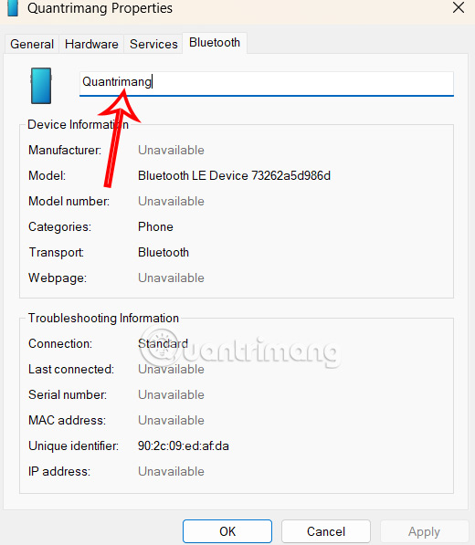 Instructions to rename Bluetooth devices on Windows 11 Picture 5