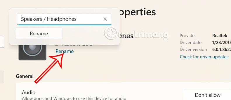 Instructions to rename Bluetooth devices on Windows 11 Picture 8