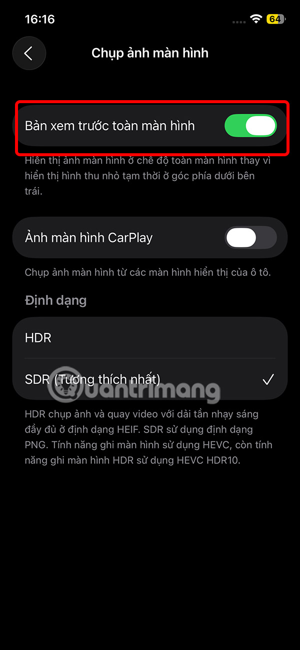 How to turn off screenshot preview on iOS 26 Picture 4