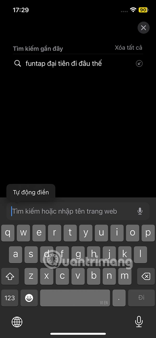 How to turn off recent searches on Safari Picture 1