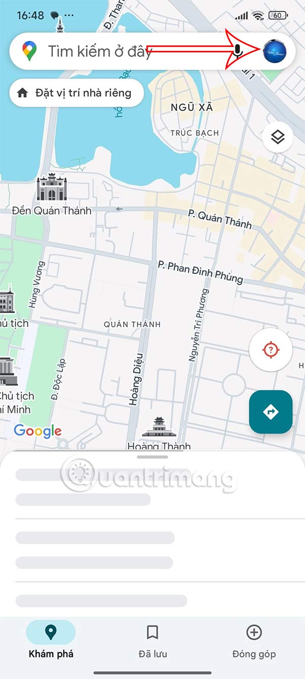 Instructions to turn off satellite view when opening Google Maps Picture 1