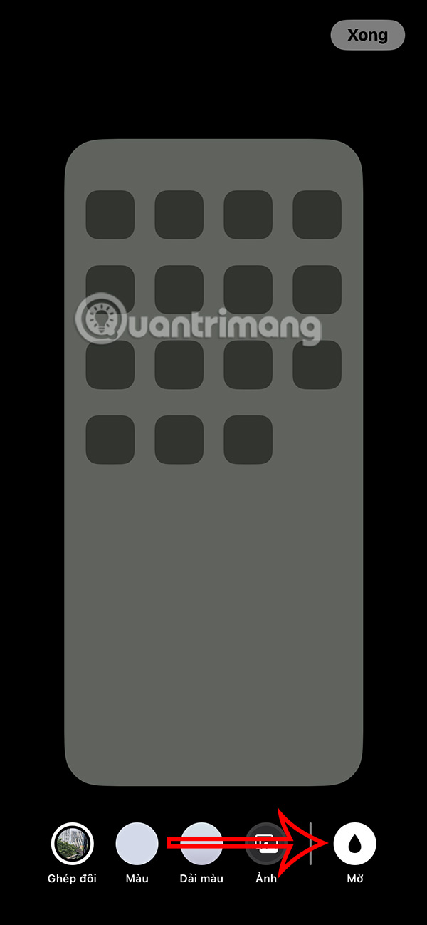 Instructions to turn off iPhone home screen background blur Picture 5