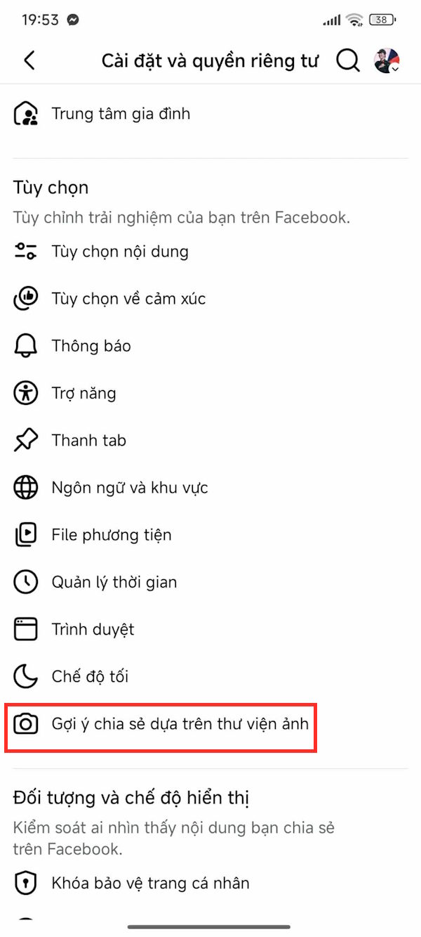 Instructions to turn off Facebook photo album sharing permission Picture 3