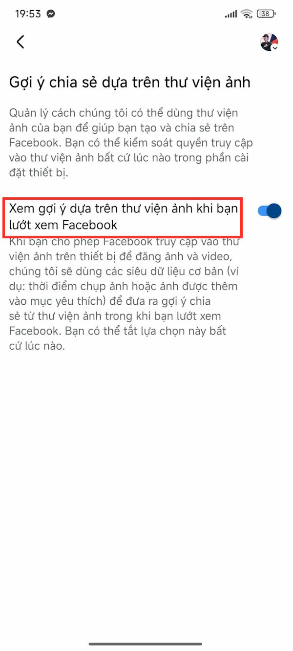 Instructions to turn off Facebook photo album sharing permission Picture 4