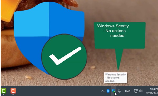 Is it okay for Windows Security to have an exclamation mark? Picture 17