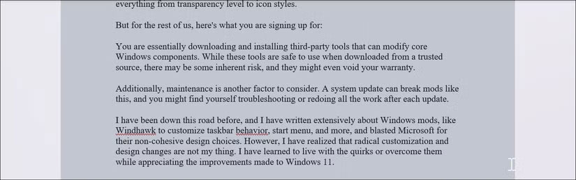 Is Windows 25 Mod Worth Using? Picture 2