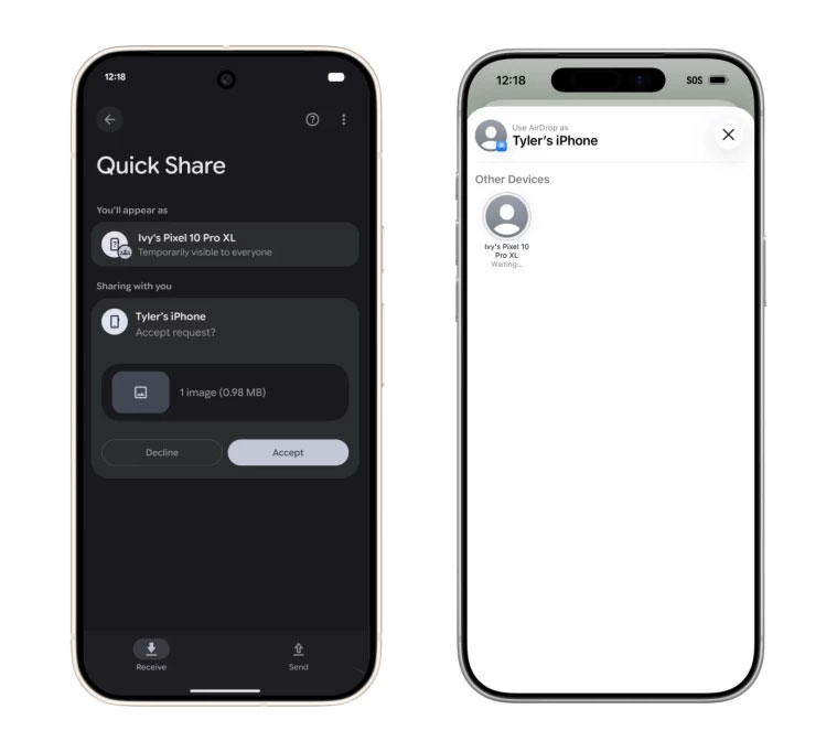 'AirDrop' between iPhone and Android is now possible Picture 1