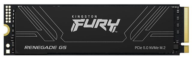 Kingston Fury launches Renegade G5 8TB SSD: 14,800 MB/s speed, ultra-fast PCIe 5.0 standard. Picture 1