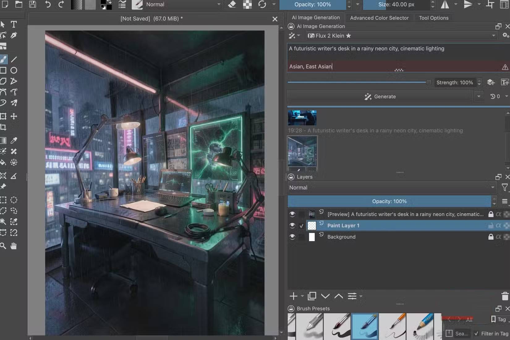 Krita AI Diffusion Plugin: Krita's free AI integration makes Adobe Firefly obsolete. Picture 1
