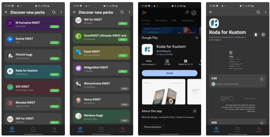 KWGT Kustom Widget Maker Picture 3
