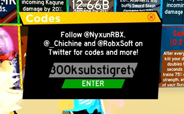 Latest Anime Fighting Simulator Codes Picture 5